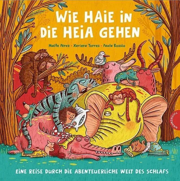 Cover des Buchs «Wie Haie in die Heia gehen – eine Reise durch die abenteuerliche Welt des Schlafs».